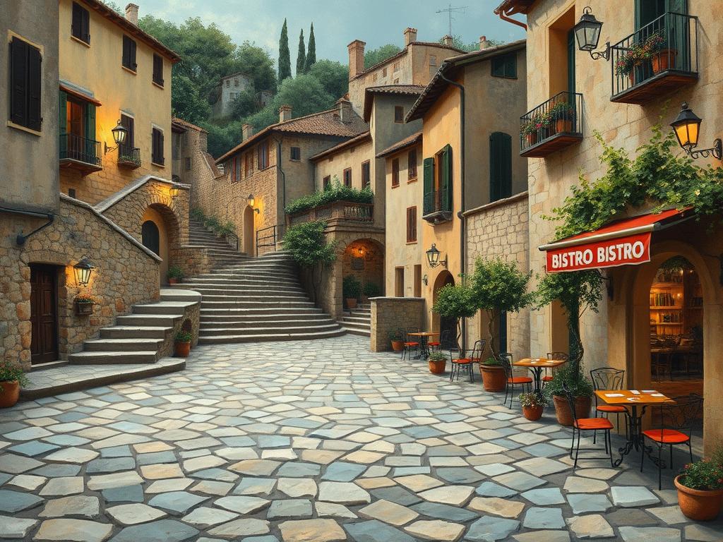 HD Hand-painted 25D Circular RPG Environment In The Exact Same