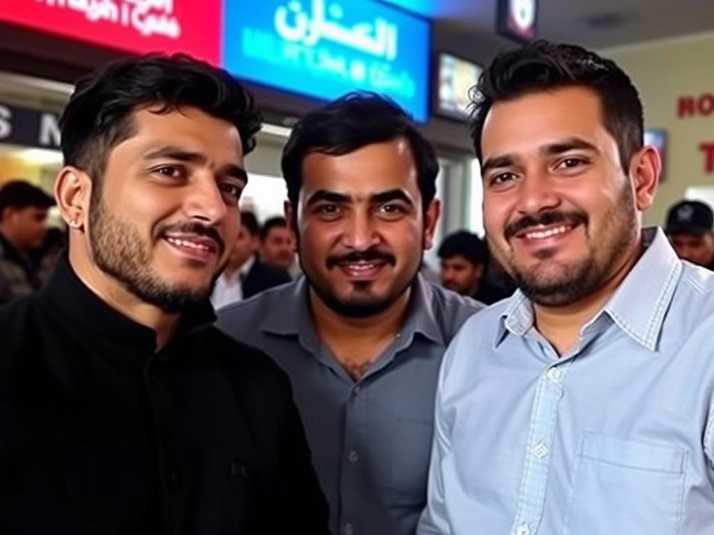شخص لابس كل اسود لا يضهر إلا عينه رافع