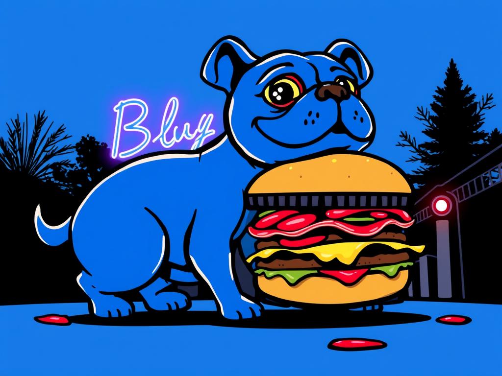 Create An Image Of A Dog Eating Rice