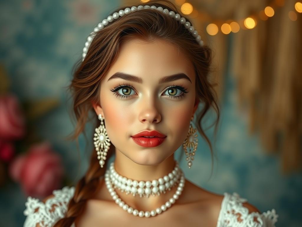 Girl In Pink Dress