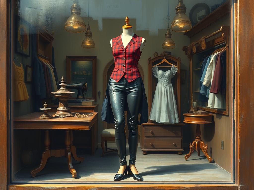 A Realistic Scene Of A Person Sitting At A Desk Looking Completely