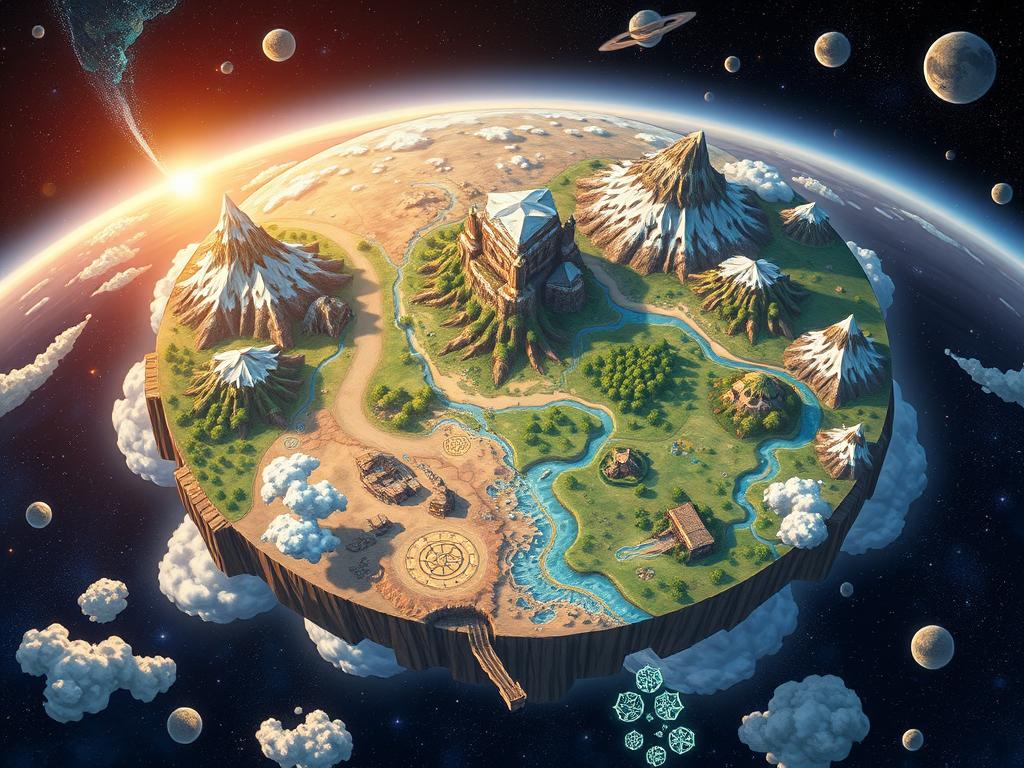 “Epic Fantasy Movie-style Scene Newly Discovered Ancient Architecture
