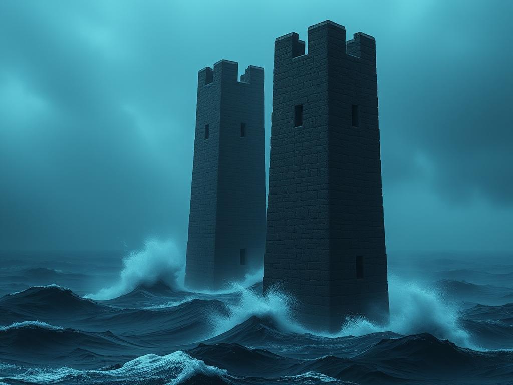 A Massive Ocean Stretches Endlessly But Instead Of Water It