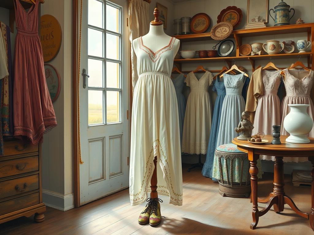 A Suspenseful Scene Featuring A Blonde Woman In A White Top Standing