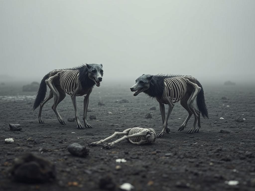 Two Villagers Looking At Each Other With Jealousy And Anger
