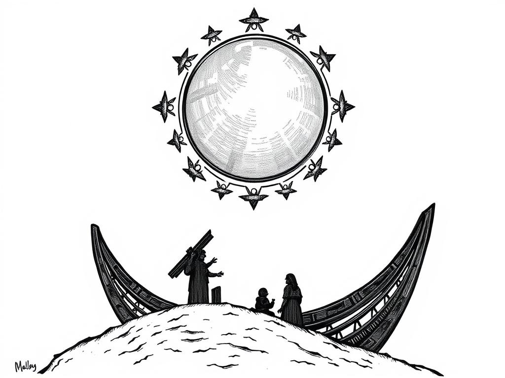 کارل فریدریش گاوس در حال سکته قلبی