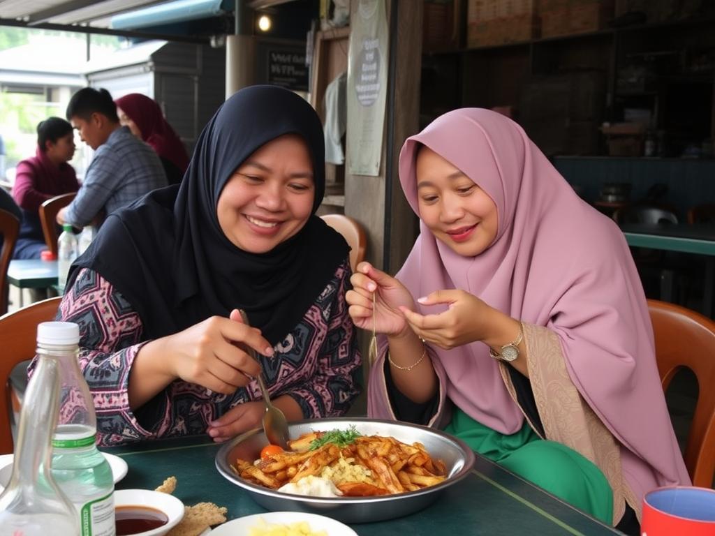 Orang Hytam Makan Sosis Lumer Keju