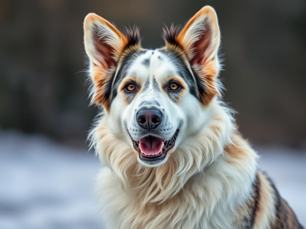 Blauer Himmel Geistiger Tag Es Schneit Frost Von Den BäumenSonnenschein