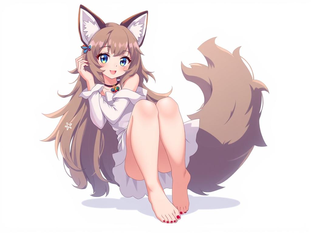 A Ball With Anime Eyes And Sneakers Under Him