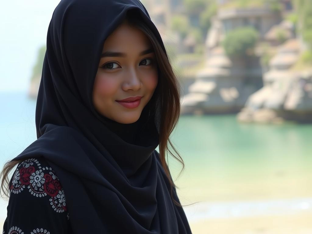Gambar Perempuan Nampak Puting